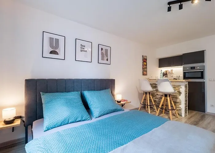 アパート Wohnen In Der Altstadt アウグスブルク